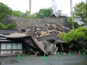 Кумамото - разрушения